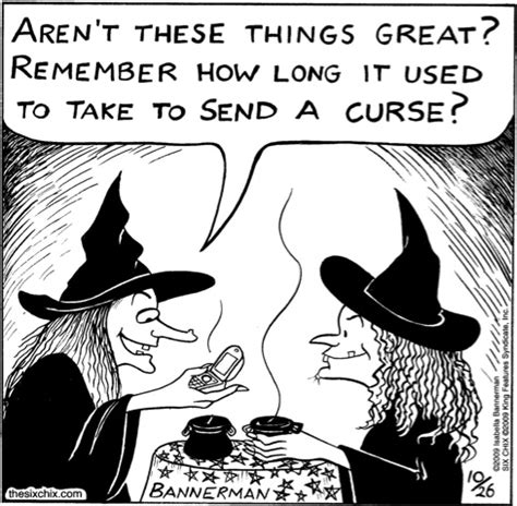 Fluing witch cartoon
